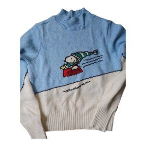 American Eagle Snoopy Sweater M